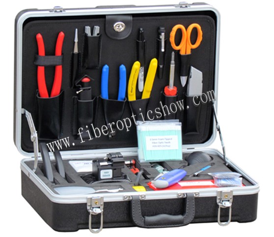 Functional Portable Fiber Optic Fusion Splicing Tool Kits For FTTH Projects