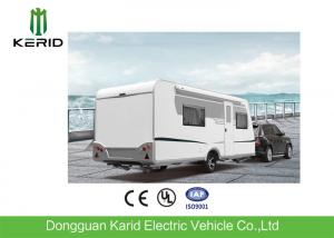Quality EPA Standard Camper Caravan Trailer With Rear Cooking Cabin Refrigerator for sale