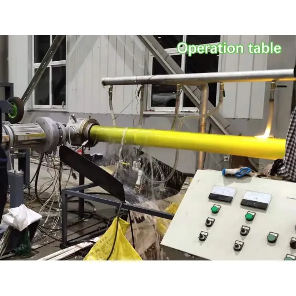 Fully Automated One-Step Polyurethane Pipe Production Line in Heating Systems