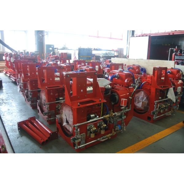 UL Listed Fire Diesel Engine 190 KW Energy Efficient With Diesel Fuel