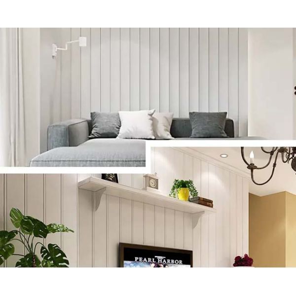 Wood composite interior fluted panels wpc wall panel cladding for indoor decoration