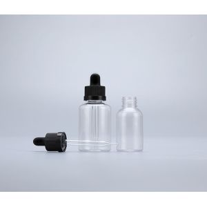 Smooth Surface 30ml Plastic Dropper Bottles Excellent Sealing Capability