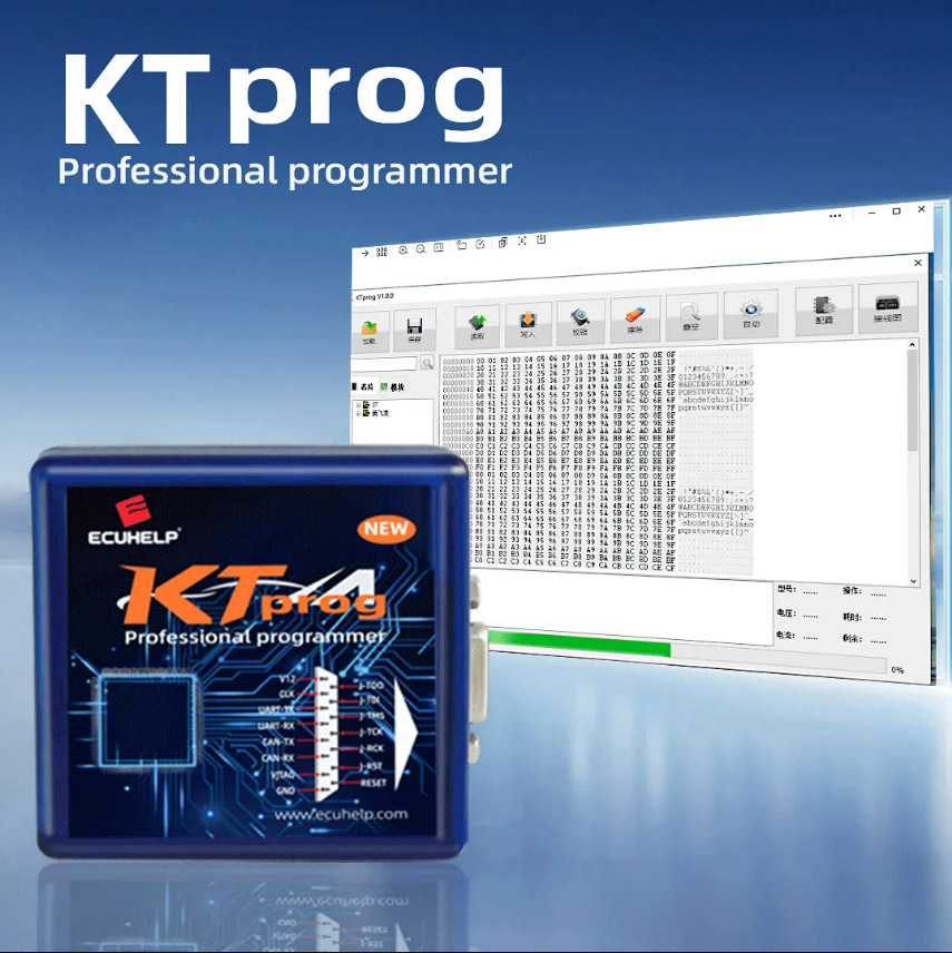 OBD2 Programmer ECUHELP KTprog ECU Programmer Tool Chip Read Write ST10F275/ Infineon TC265D/ TC275T/ TC277
