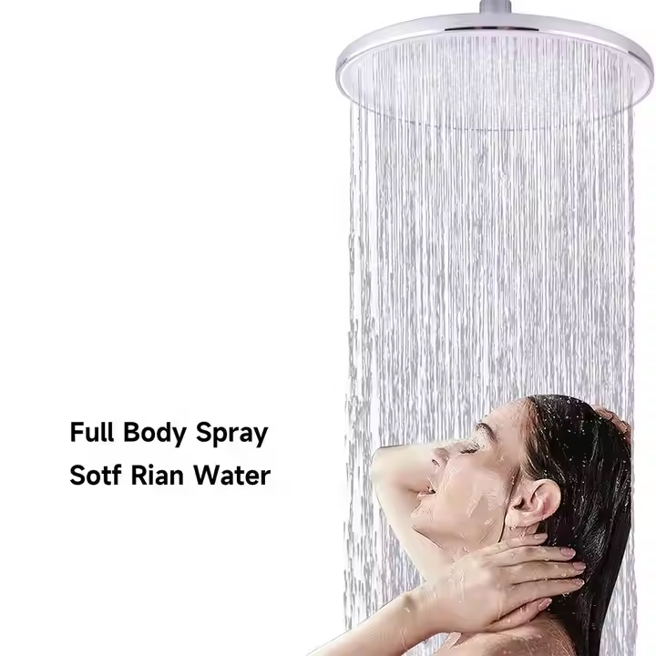 Shower head self-cleaning feature