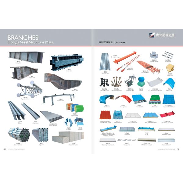 Self - Tapping Screw Poultry Farm Structure Colored Steel Sheet