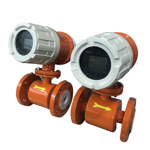 DN100 Dirty Water Electromagnetic Flow Meter 4-20mA Output Magnetic Flow