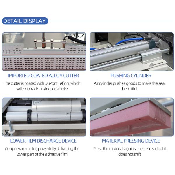 Plastic Packaging Fully Automatic Shrink Wrapping Machine for Bottles Jars Cans and Cartons 180 KG