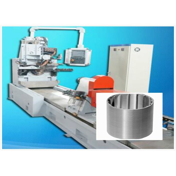 CNC High Effiency Max Od 200 Wedge Wire Screen Welding Machine +/-0.03mm Tolerance