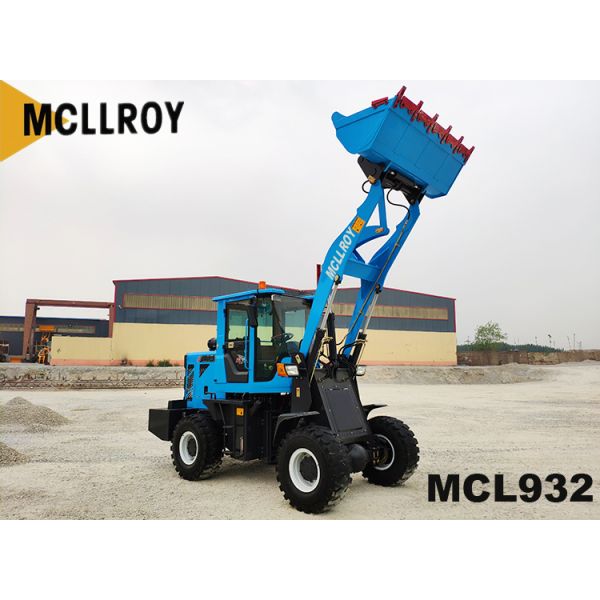 Small Four Wheel Drive Loader Compact Articulated 79hp 58kw Power