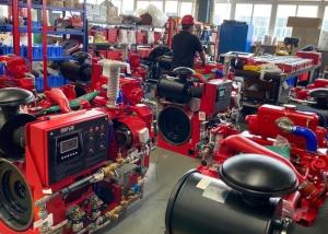 Quality NM Fire 153 HP UL Listed Fire Pump Diesel Engine Equipped with Heat Exchanger for sale
