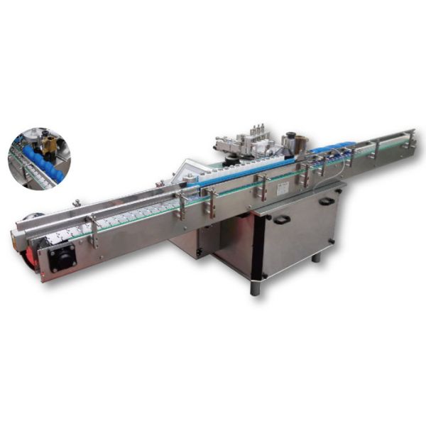 Glass / Plastic Bottle Automatic Labeling Machine Open Frame Design