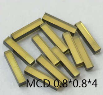 1-7mm MCD Diamond Logs Single Crystal Synthetic Diamond For Dressing Tools