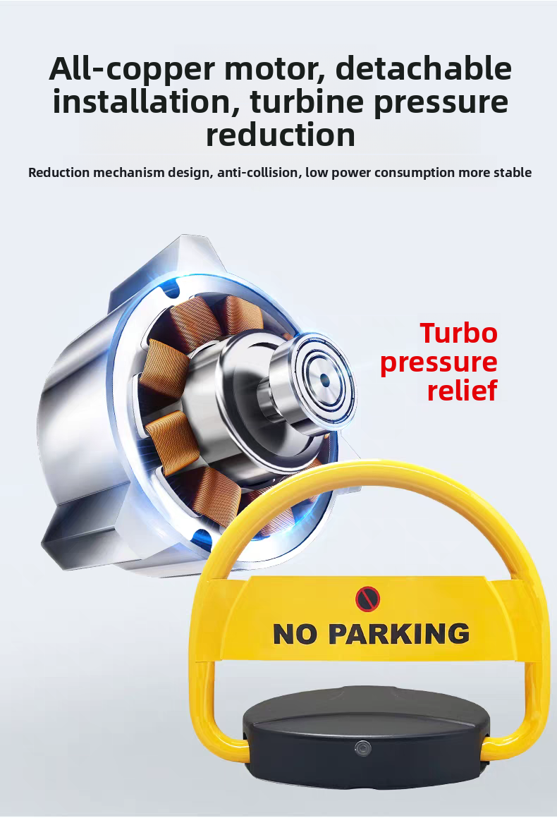 Rust Resistant Car Parking Locks Space Saving Remote Control Parking Lock IP67