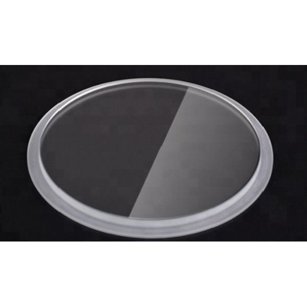 2-20mm Thickness Tempered Step Glass Optical Grade Round / Square Borosilicate Glass