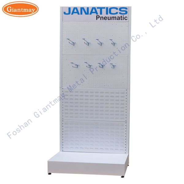 Metal Pegboard Hook Rack for Stores Retail Stand Display