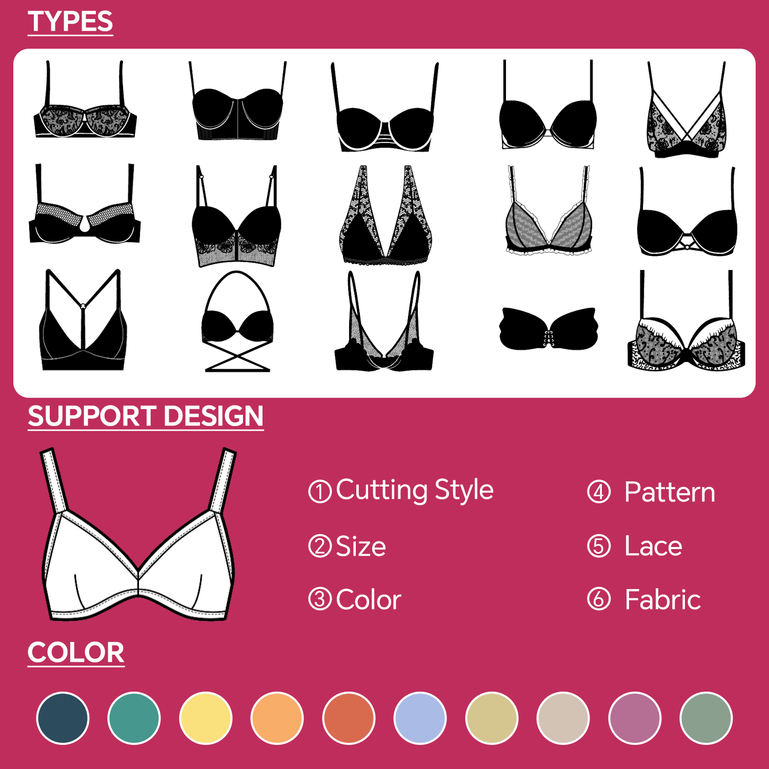 Translucent Fitted Support Wireless Jelly Strip Bra For Everyday Multi - Use