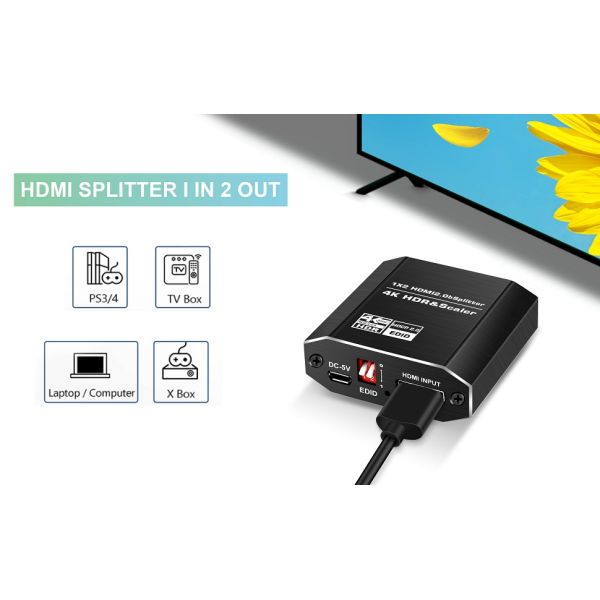 1 in 2 Out HDMI In Splitter