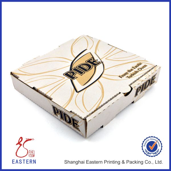 SGS Foldable Food Grade Cardboard Packaging Boxes For Pizza