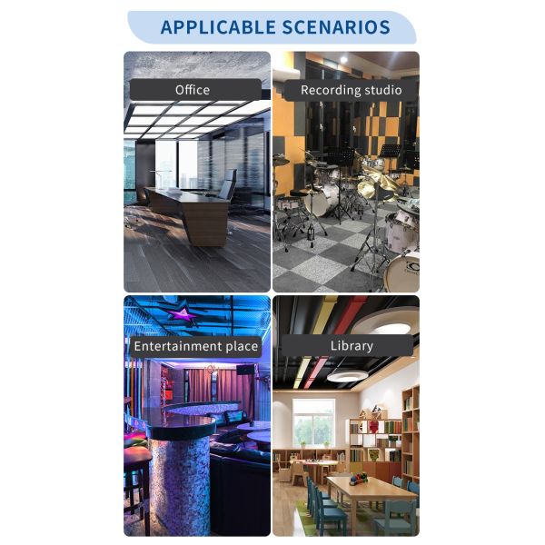 Acoustically Transparent Polyurethane Sponge Wall Insulation for Office Building