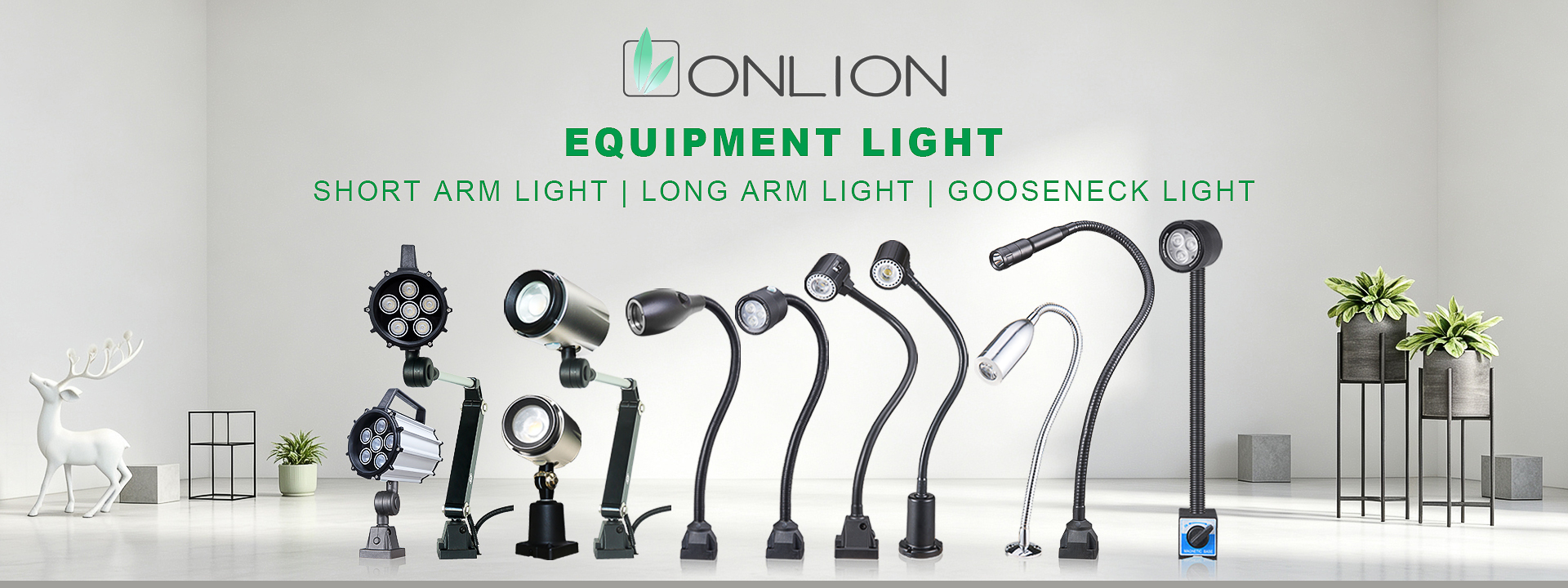 ONN-M2S IP65 Adjustable COB Machine Work Light Multi Angle Articulated Arm