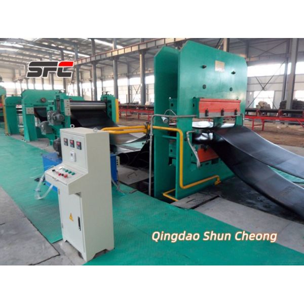 Belt rubber vulcanizing press machine view 3