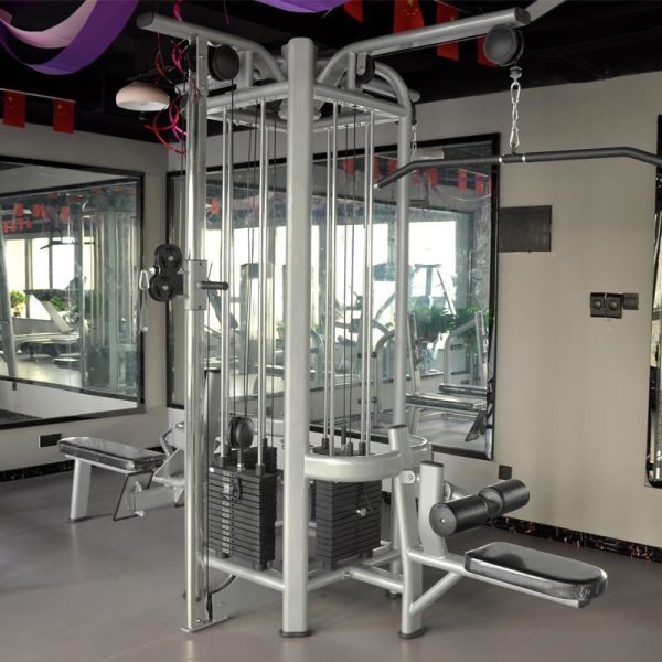 8 Station Lat Pull down Long Pull Back Press Cable Crossover Low Row kin up and down