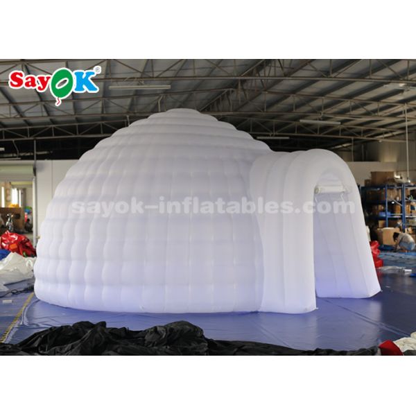 5 Meter Inflatable Igloo Dome Tent With Air Blower / Remote Controller