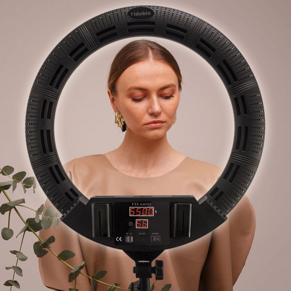 22 inch digital ring light Makeup Eyelash Extension Ring Light Kit 55 cm remote control