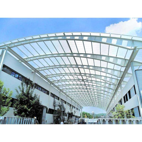 Easy To Install Polycarbonate interlocking Sheet Lengths 2.44m 5.8m 11.9m Customized Suitable For Safety Panels And Industrial