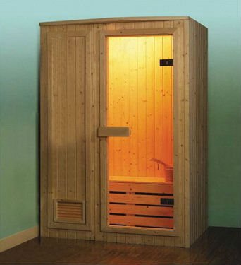Computer Control Panel Outdoor Sauna Cabin With Shower Function PFD 005HD