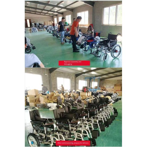 Electric Wheelchair Lightweight Foldable Carbon Fiber Electric Wheelchair for Disabled