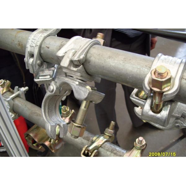 48mm Silver Steel Scaffolding Double Coupler For Construction And Building
