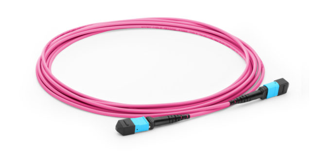 PLC 16 Cores MPO Female splitter fiber optic OM4 Multimode Type