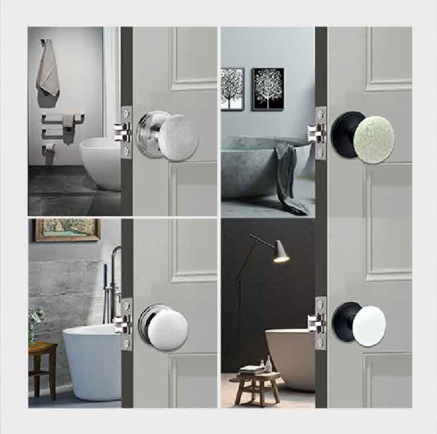 Adjustable Knob Door Lock Easy Installation Antitheft Standard A Backset 60mm or 70mm
