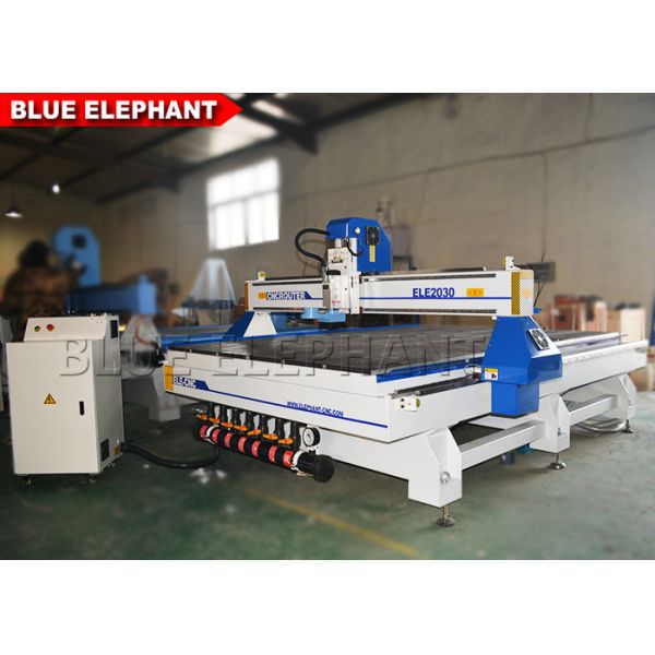 Marble Engraving Cnc 3d Router Machine , 380V Computerized Wood Cutting Machine