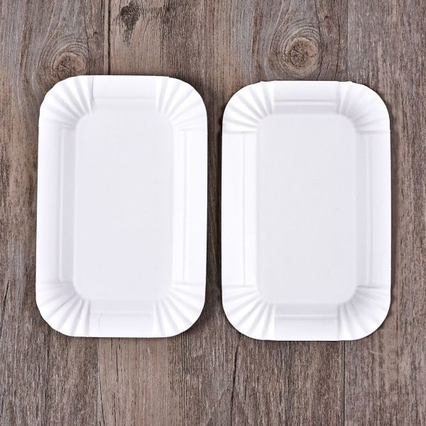 Customized Biodegradable Square Paper Plate with Eco-Friendly and Customized Request