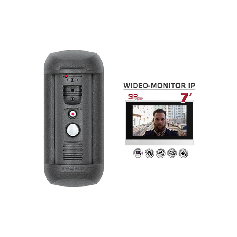 Full Duplex IP65 Vandal Proof SIP Video Intercom
