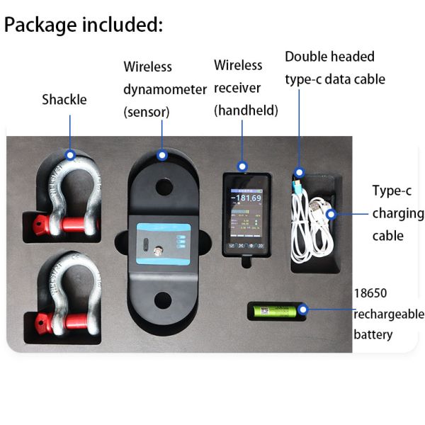 High Precision Load Cell Tensile Meter Wireless Dynamometer 1T 3T 5T 10T