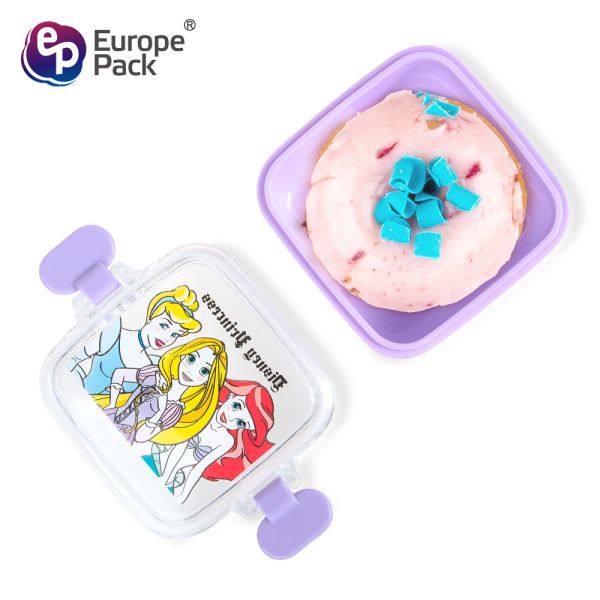 120ml 4OZ Childrens Plastic Lunch Box With Handle Reusable Lunch Containers