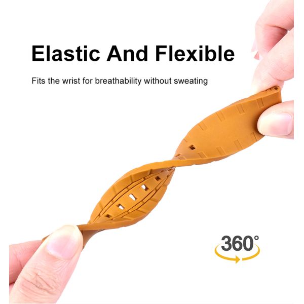 Tyre tread rubber strap · Customisable logo