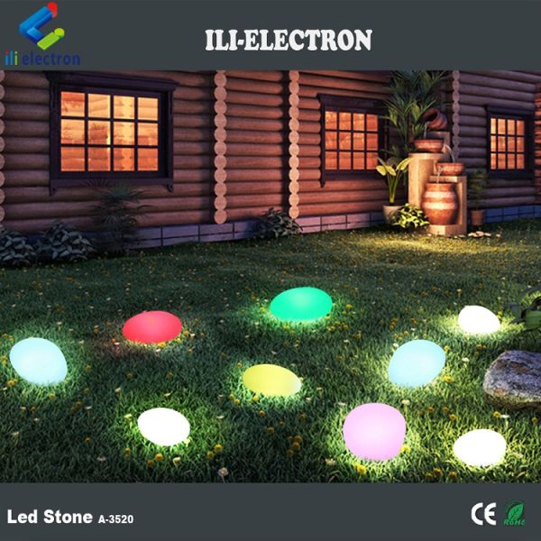 Outdoor yard lawn plastic led decorations lights