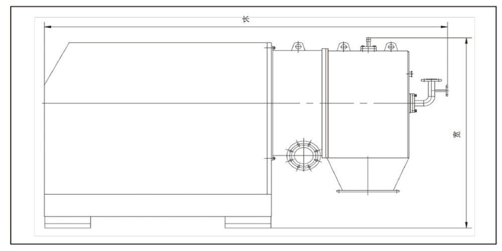 Horizontal Peeler Bottom Separator For Starch Refining Concentration Protein Separation