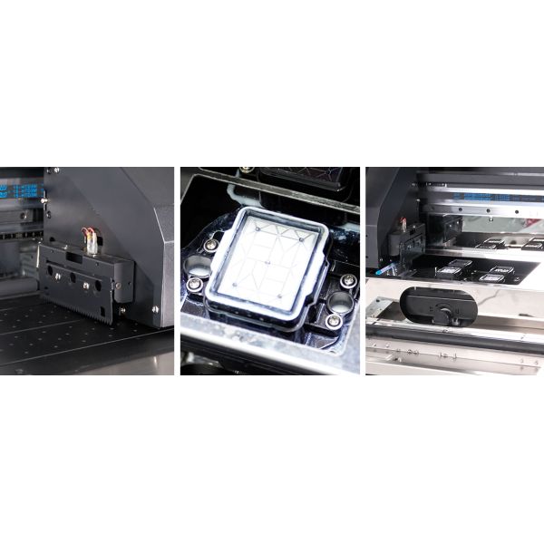 9 colors 3 EPSON i3200 A1 print heads 60cm DTF printer machine
