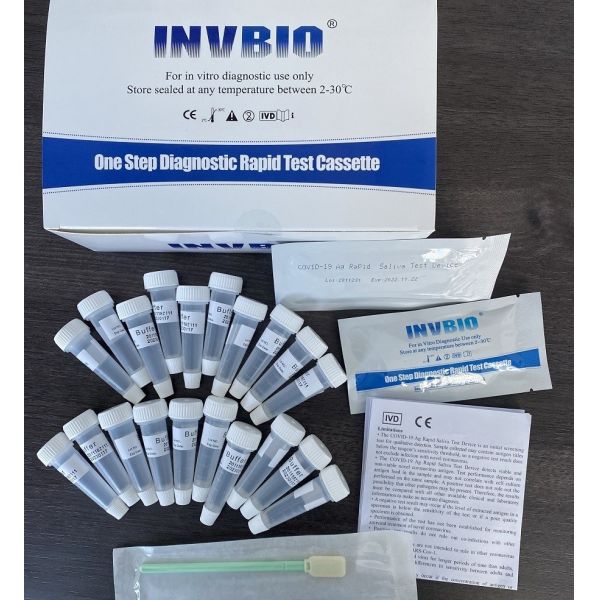 Fast Accurate Covid Antigen Test Kit Saliva Self Test Kit 25pcs / Box