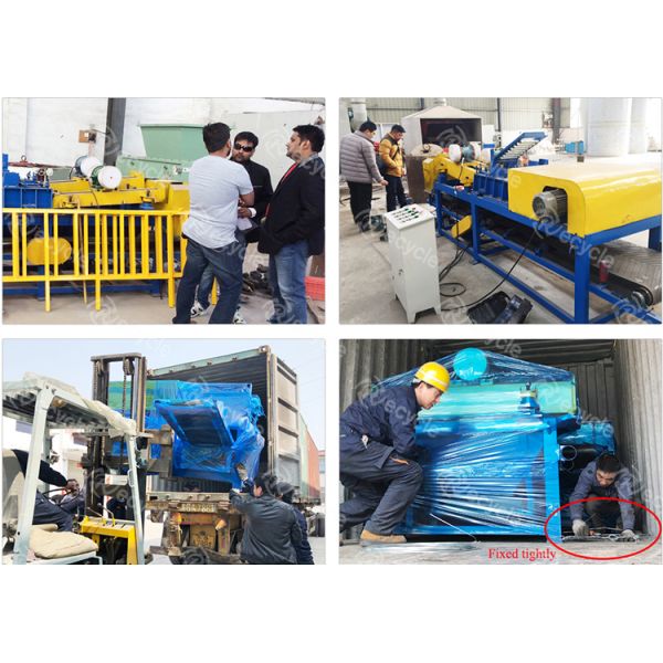 Great Lead Acid Battery Scrap Disposal Recycling Machine Easy Opperation 1000 kg Weight