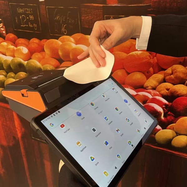 6400mAh Battery Payment Terminal Bluetooth Android Based POS Machine 11 Inch