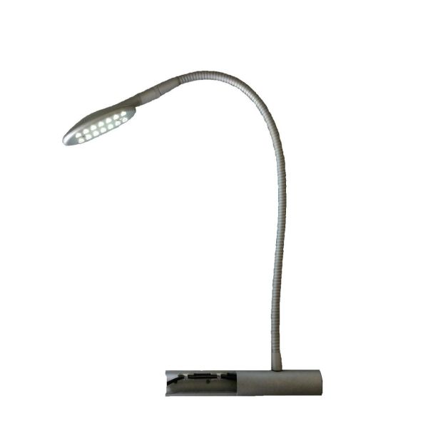 DC 12V Snake Gooseneck Adjustable LED Bedside Reading Light with Touch Sensor Switch CE ROHS LVD EMC Certified