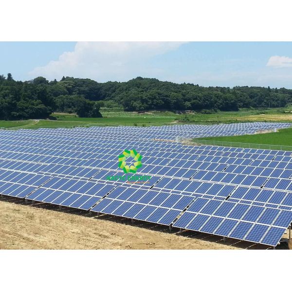 Excellent Endurance Ground Mount Solar Racking Systems Support And Fix Solar Panel