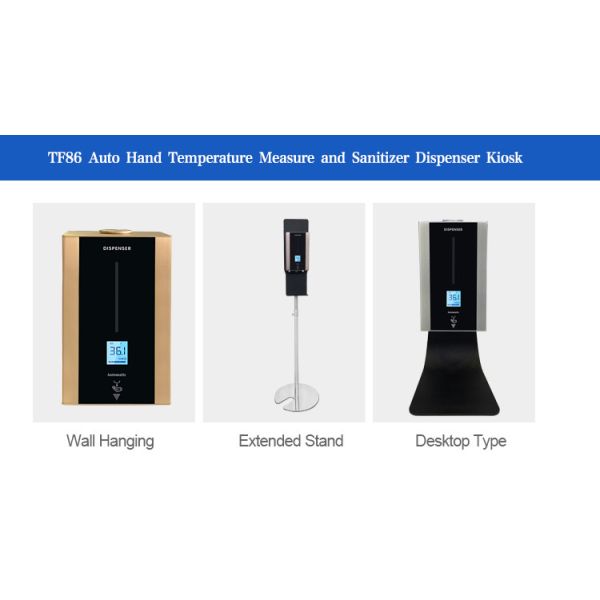 1000ML CE Digital Automatic Hand Sanitizer Dispenser Thermometer