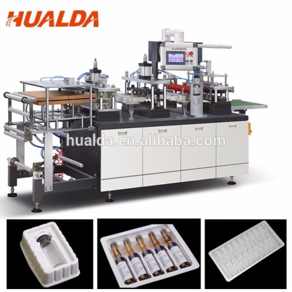 Small plastic bakery cake tray box making machine with good price